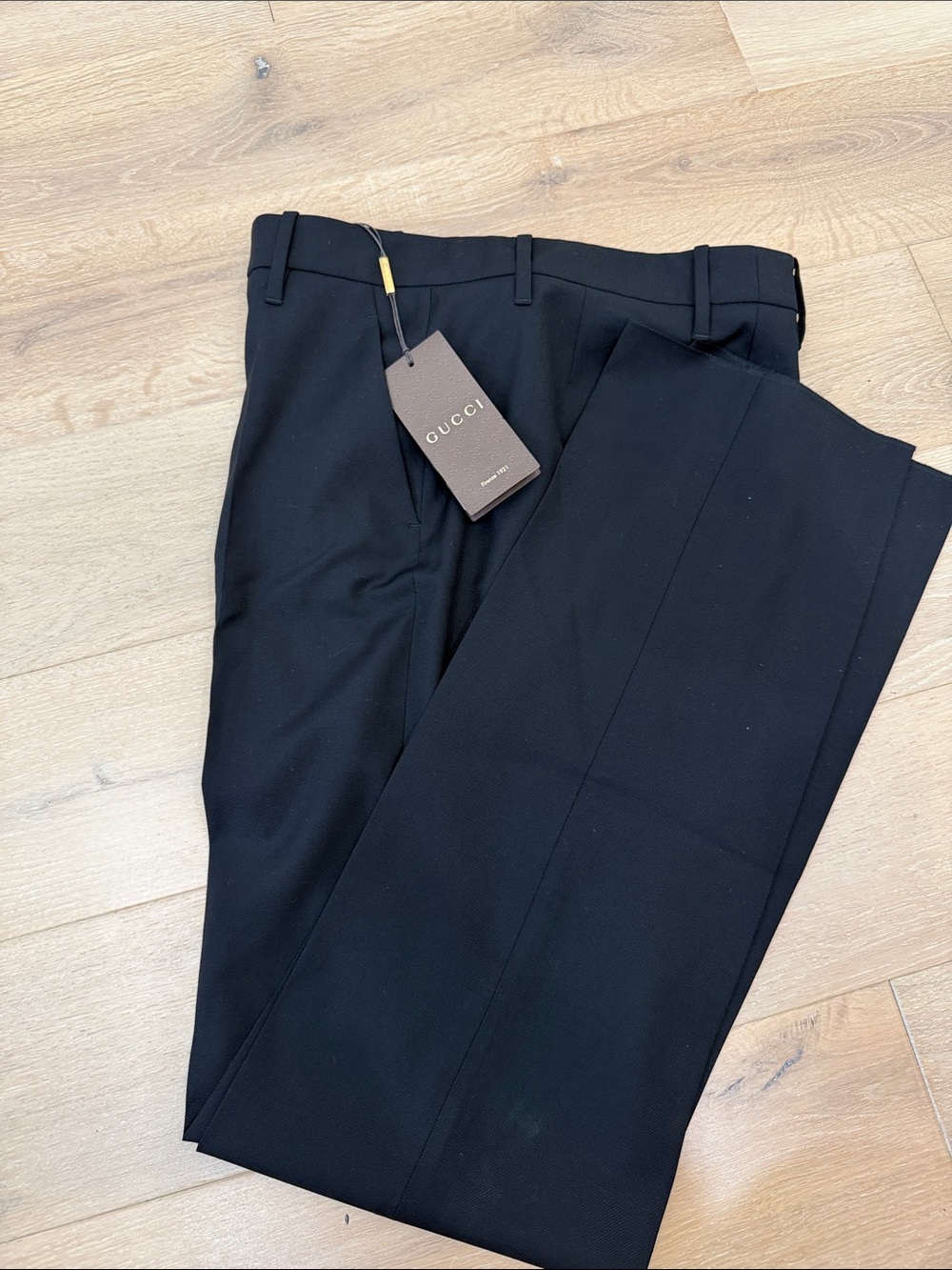 Gucci Black Men's Tailored Dress Pants